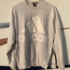 Adidas gray pullover sweater